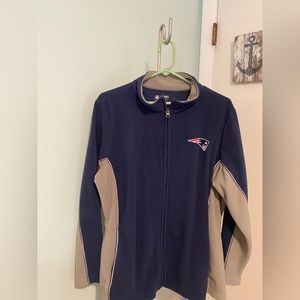 Woman’s Patriots fleece full zip jacket. Size XXL